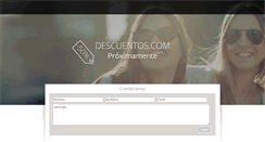 Desktop Screenshot of descuentos.com