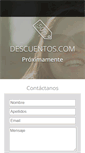 Mobile Screenshot of descuentos.com
